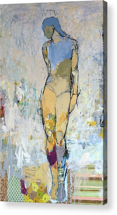 Mythology Acrylic Print featuring the mixed media Aphrodite 1z by Jylian Gustlin