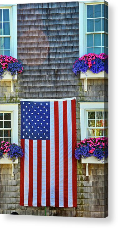 Copyright Elixir Images Acrylic Print featuring the photograph Cape Cod American Dream by Santa Fe