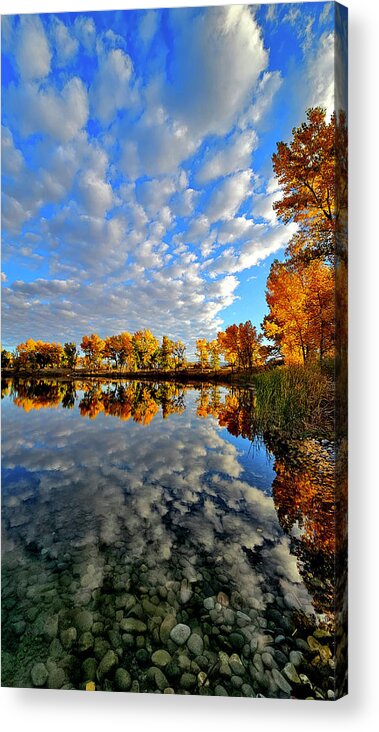 Connected Lakes State Park Acrylic Print featuring the photograph Connected Lakes Reflection 21 by Ray Mathis