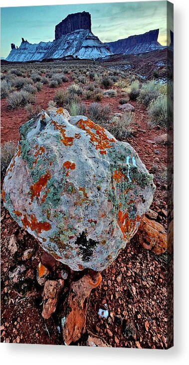 Castle Valley Acrylic Print featuring the photograph Dusk Comes to Castle Valley by Ray Mathis