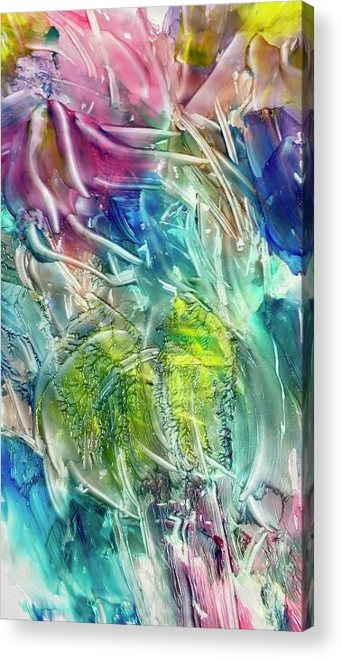  Acrylic Print featuring the painting Glass Works by Tommy McDonell