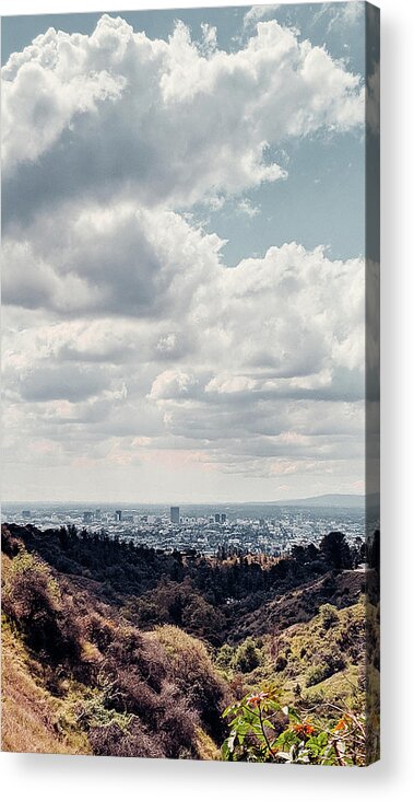 Griffith Observatory Drive View Acrylic Print featuring the photograph Griffith Observatory Drive View by Jera Sky