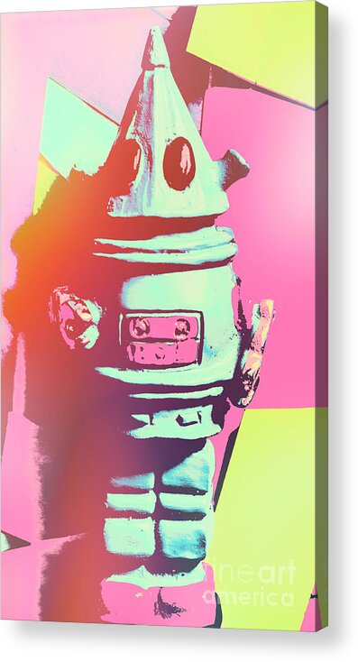 Pop Art Acrylic Print featuring the photograph Spectrobot by Jorgo Photography
