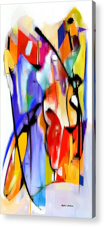 Abstract Acrylic Print featuring the digital art Abstract Series IV #5 by Rafael Salazar