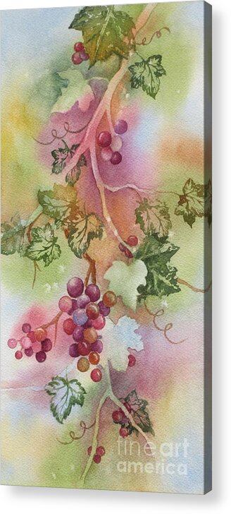 Grapevine Acrylic Print featuring the painting Grapevine by Deborah Ronglien