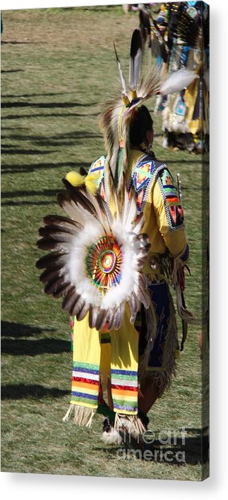 Costumes Acrylic Print featuring the photograph Pow wow series by Yumi Johnson