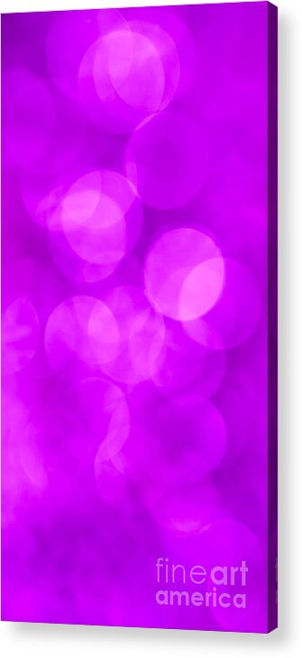 Abstract Acrylic Print featuring the photograph Radiant Orchid Abstract by Jan Bickerton