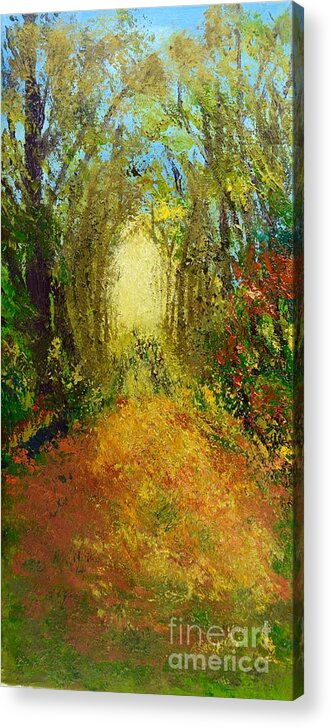  Acrylic Print featuring the painting Light At the End by Barrie Stark