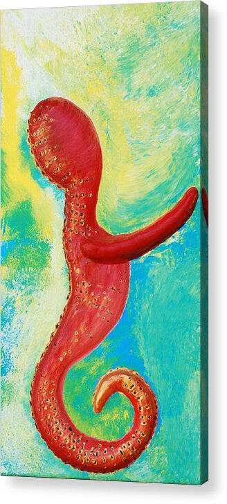 Sea Of Love Acrylic Print featuring the painting Sea Of Love by Catt Kyriacou
