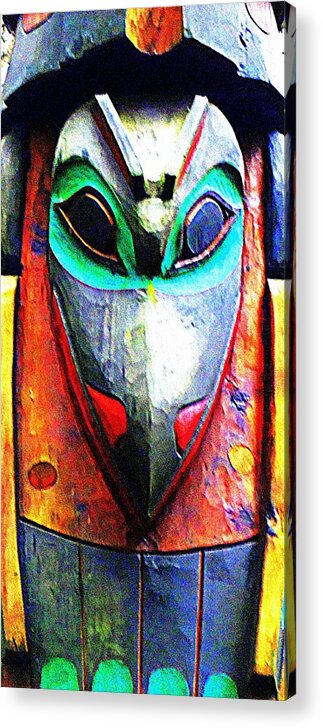 Totem Acrylic Print featuring the photograph Totem 7 by Randall Weidner