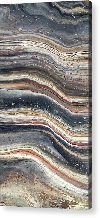 Acrylic Acrylic Print featuring the painting The Layered Look by Teresa Wilson by Teresa Wilson