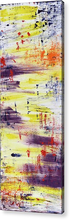 Abstract Acrylic Print featuring the painting Pathways by Angela Bushman