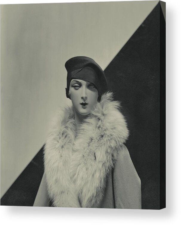 Accessories Acrylic Print featuring the photograph A Mannequin Designed By Siegel by George Hoyningen-Huene