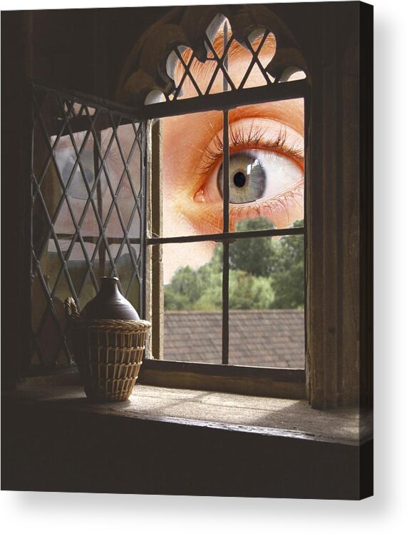 Eye Acrylic Print featuring the photograph All seeing by Ron Harpham