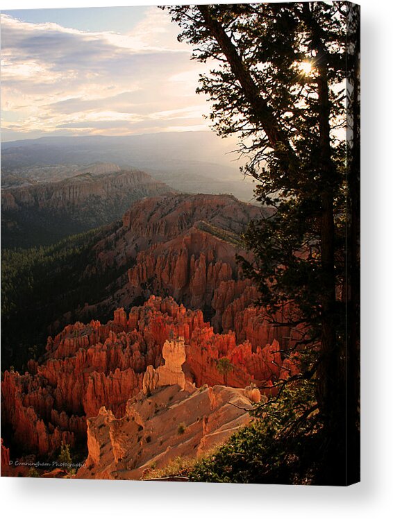 Bryce Canyon Acrylic Print featuring the photograph Bryce Canyon Early Morning View by Dorothy Cunningham