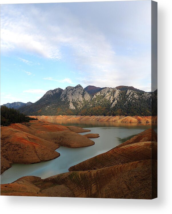 Mountains Acrylic Print featuring the photograph CA Notrhern I-5 MM 5478 by Andrew Chambers