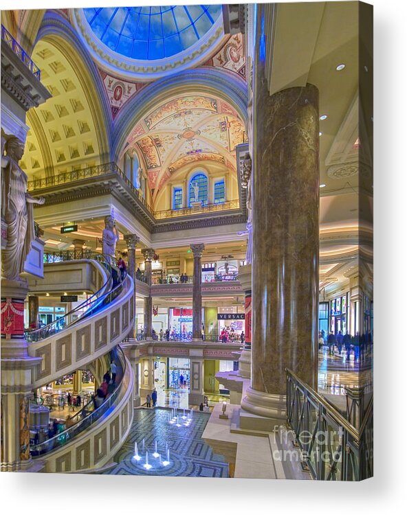 The Forum Shops Tunnel at Caesars Palace in Las Vegas Editorial