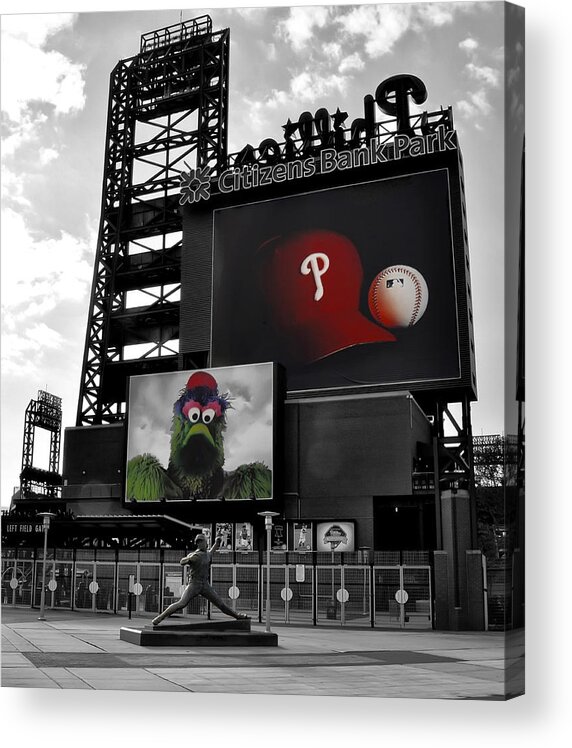 Citizens Bank Park Philadelphia Acrylic Print featuring the photograph Citizens Bank Park Philadelphia by Bill Cannon