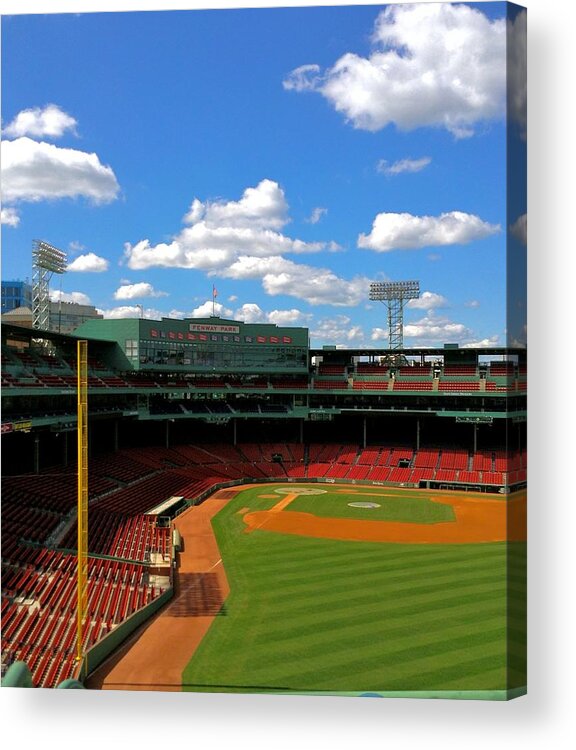 Fenway Park Collectibles Acrylic Print featuring the photograph Classic Fenway I Fenway Park by Iconic Images Art Gallery David Pucciarelli