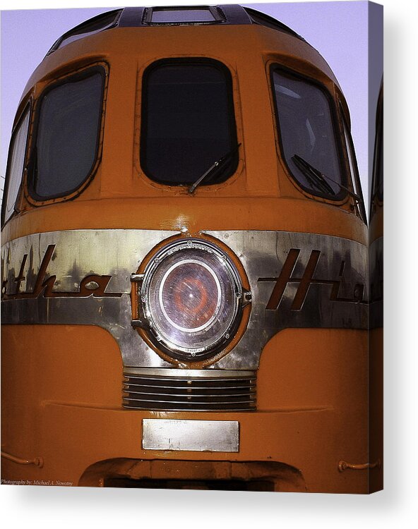 Trains Acrylic Print featuring the photograph Hiawatha by Michael Nowotny