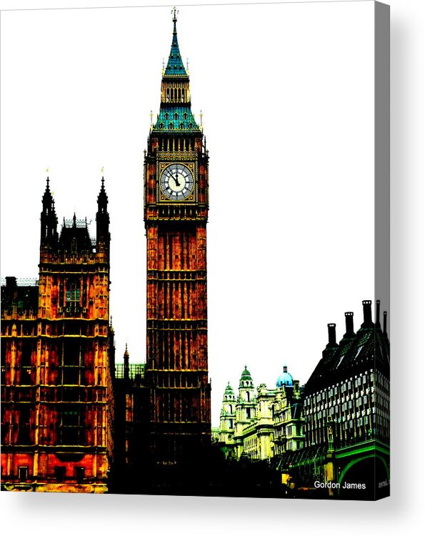 Landscape Acrylic Print featuring the photograph London Icon 5 by Gordon James