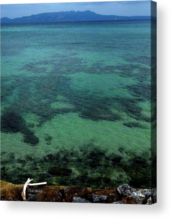 Seascape Acrylic Print featuring the photograph Nago bay - Okinawa by Jocelyn Kahawai