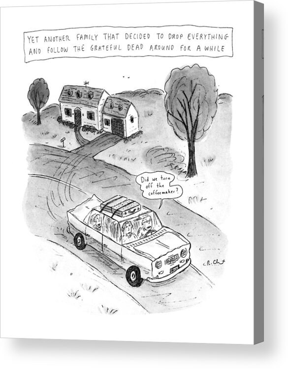 Music Acrylic Print featuring the drawing New Yorker February 3rd, 1992 by Roz Chast