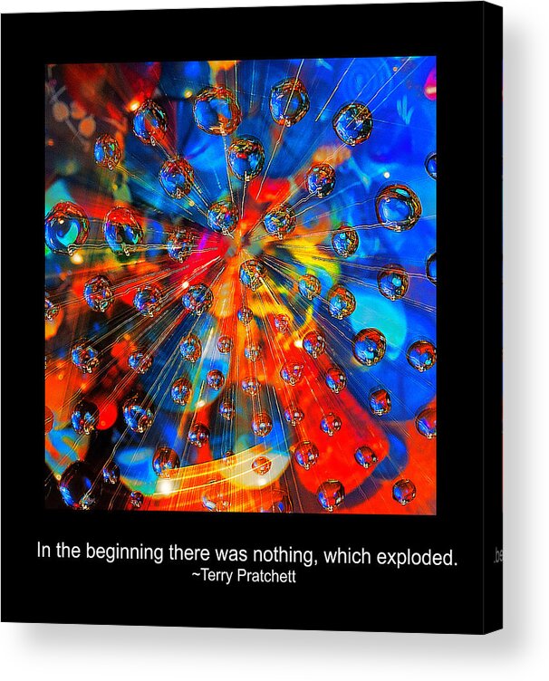 Terry Acrylic Print featuring the photograph Nothing Exploded by Rick Mosher