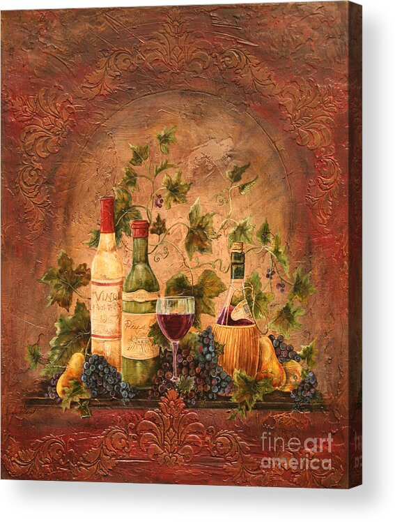 Tuscan Acrylic Print featuring the painting Tusacn Treasures by Jean Plout