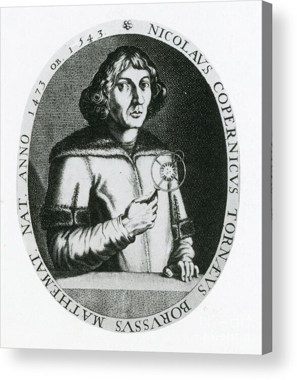 History Acrylic Print featuring the photograph Nicolaus Copernicus, Polish Astronomer #14 by Science Source