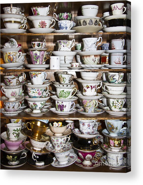 Tea Acrylic Print featuring the photograph So Happy Together by Brenda Giasson