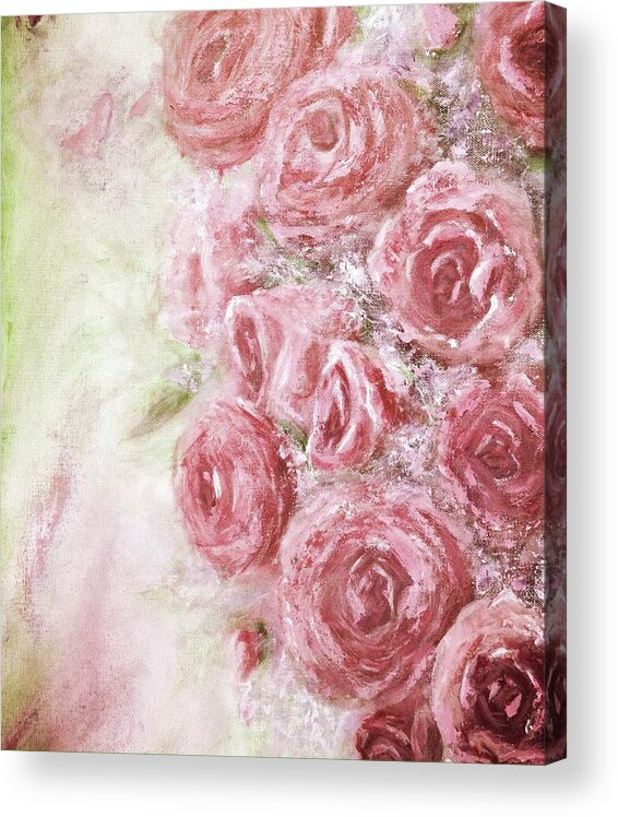  Landscape Art Acrylic Print featuring the painting You Got This And I Love You by Teresa Fry