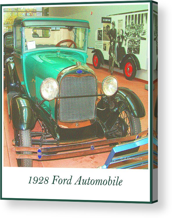 Harrah's Automobile Museum Acrylic Print featuring the photograph 1928 Ford Automobile #2 by A Macarthur Gurmankin