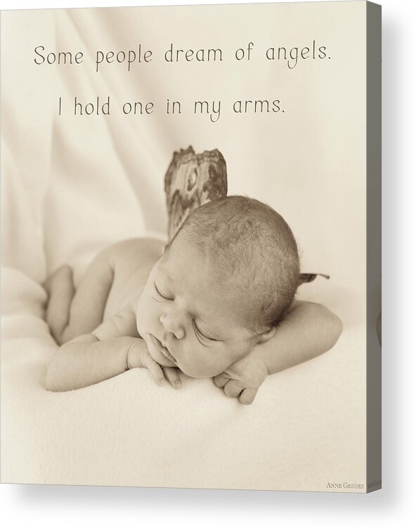 Fairy Acrylic Print featuring the photograph Angels #2 by Anne Geddes