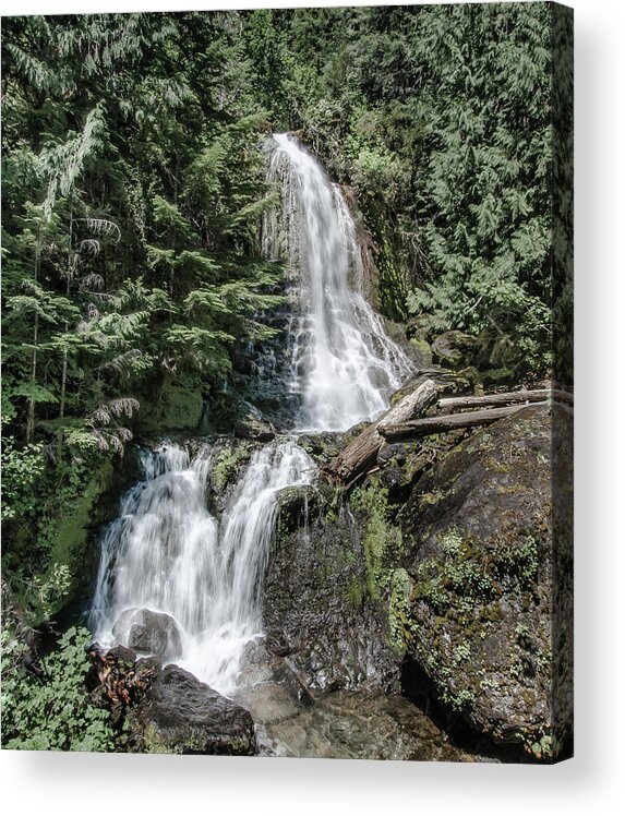 Water Falls Acrylic Print featuring the photograph Falls Creek Falls by Jaime Mercado