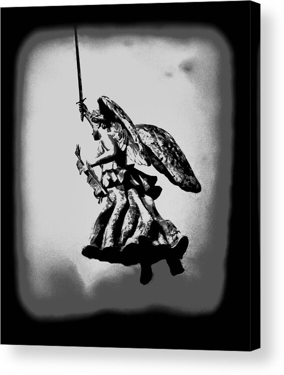 Angel Acrylic Print featuring the photograph Angel of Gettysburg by Bill Cannon