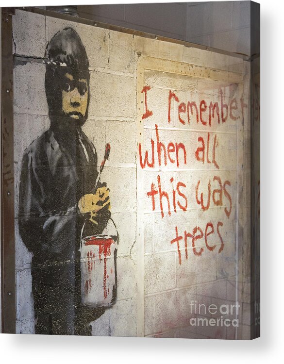 Art Acrylic Print featuring the photograph Banksy by Jim West