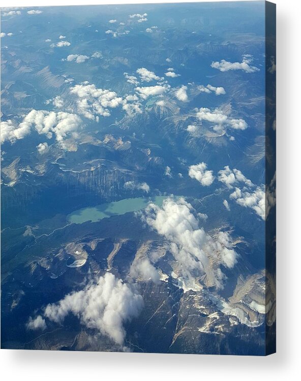 Mountains Acrylic Print featuring the photograph Beauty From the Skies by Britten Adams
