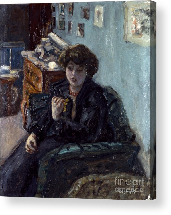 19th Century Acrylic Print featuring the photograph BONNARD: LADY, 19th C by Granger