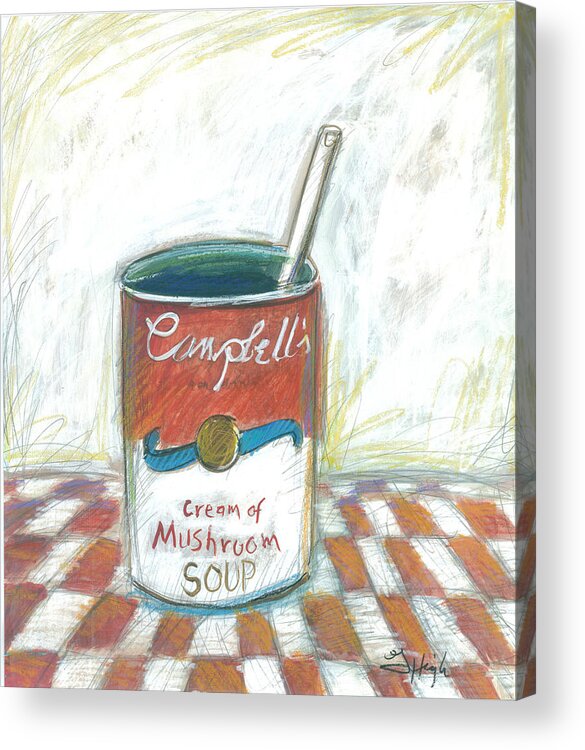 Campbell's Soup Acrylic Print featuring the painting Childhood Favorite by Gerry High