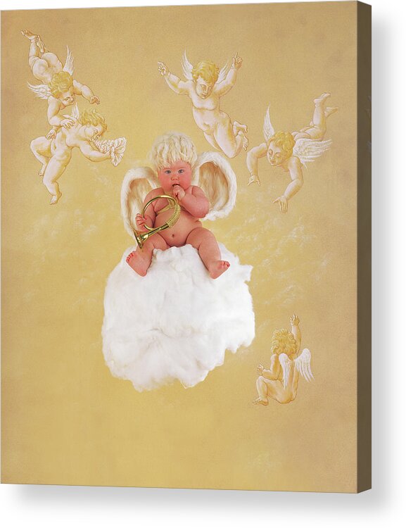 Holiday Acrylic Print featuring the photograph Sweet Cherub by Anne Geddes