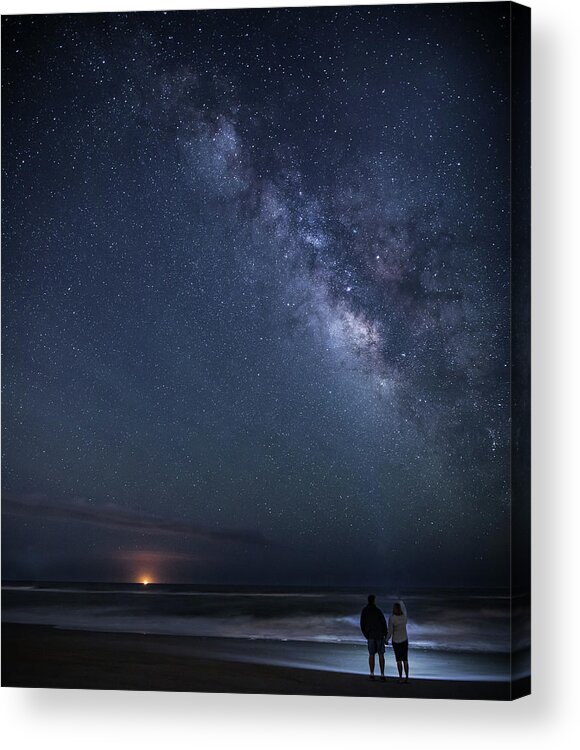 Oak Island Acrylic Print featuring the photograph Date NIght by Nick Noble