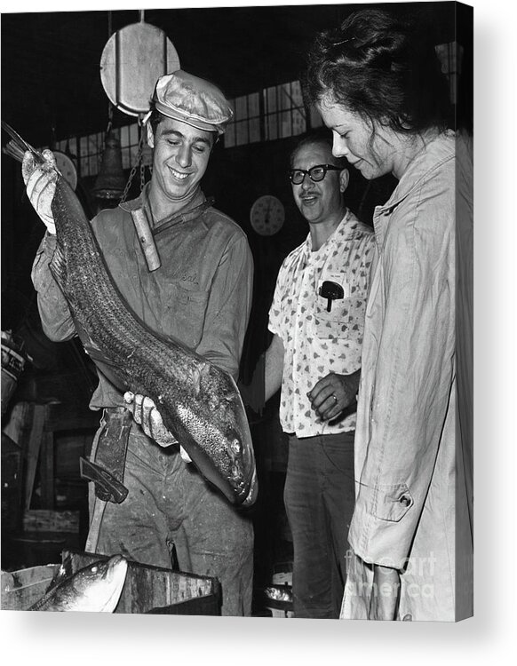 1962 Acrylic Print featuring the photograph Fulton Fish Market by Granger