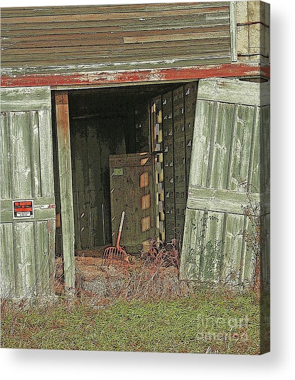 Barn Acrylic Print featuring the photograph Hey Day by Julie Lueders 
