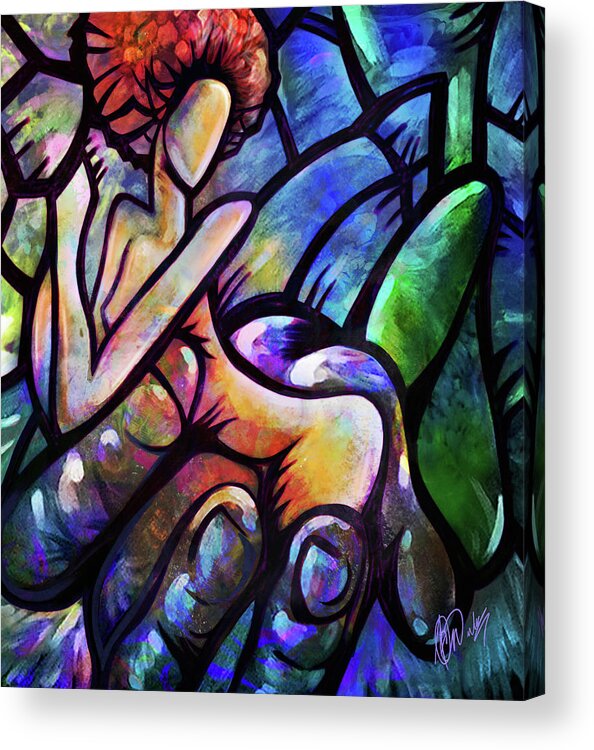 Mercy Acrylic Print featuring the digital art Mercy's Hand by AC Williams