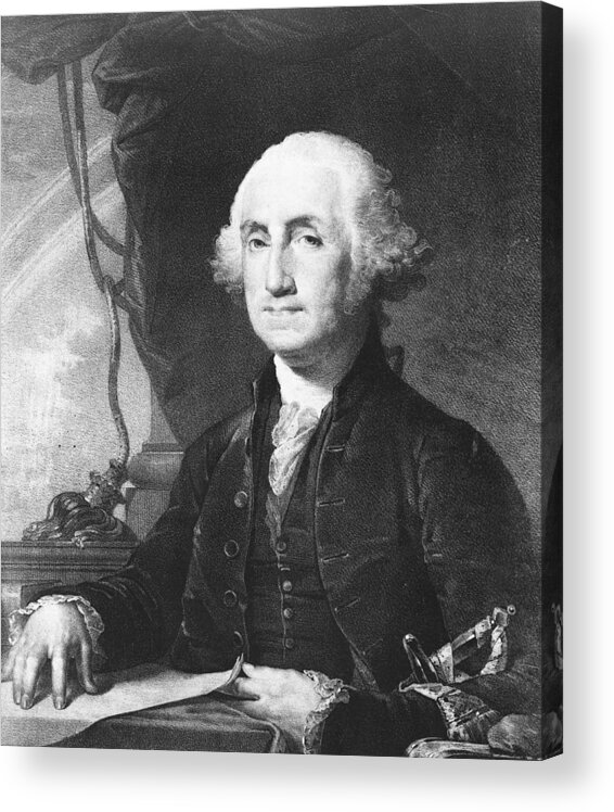 george Washington Acrylic Print featuring the photograph President George Washington by International Images