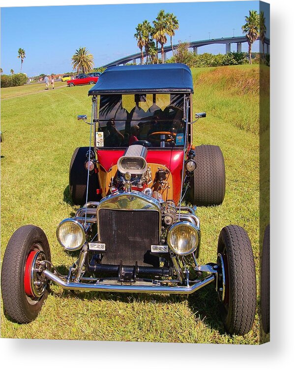 Hot Rod Acrylic Print featuring the photograph Rev It Up by Christopher James