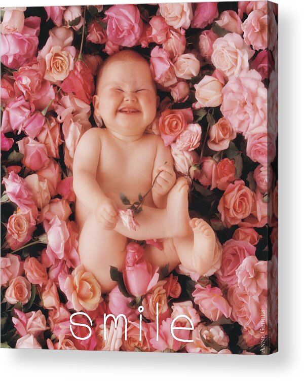 Smile Acrylic Print featuring the photograph Smile by Anne Geddes