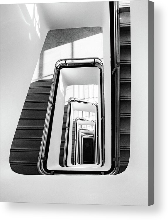 Bm.museum Acrylic Print featuring the photograph Staircase III by Marzena Grabczynska Lorenc