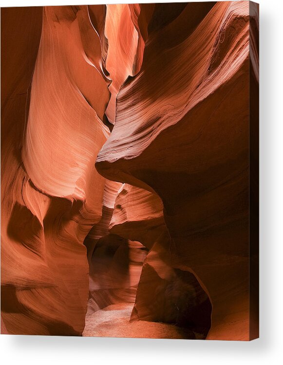 Slot Canyon Acrylic Print featuring the photograph The Maze by Scott Read